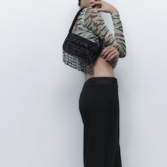 Black beaded purse - Picture 5 of 5